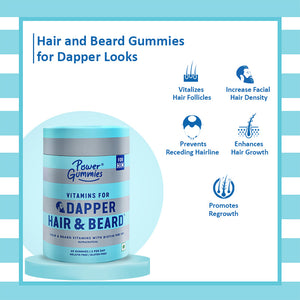 Dapper Hair & Beard Gummies - Power Gummies\
